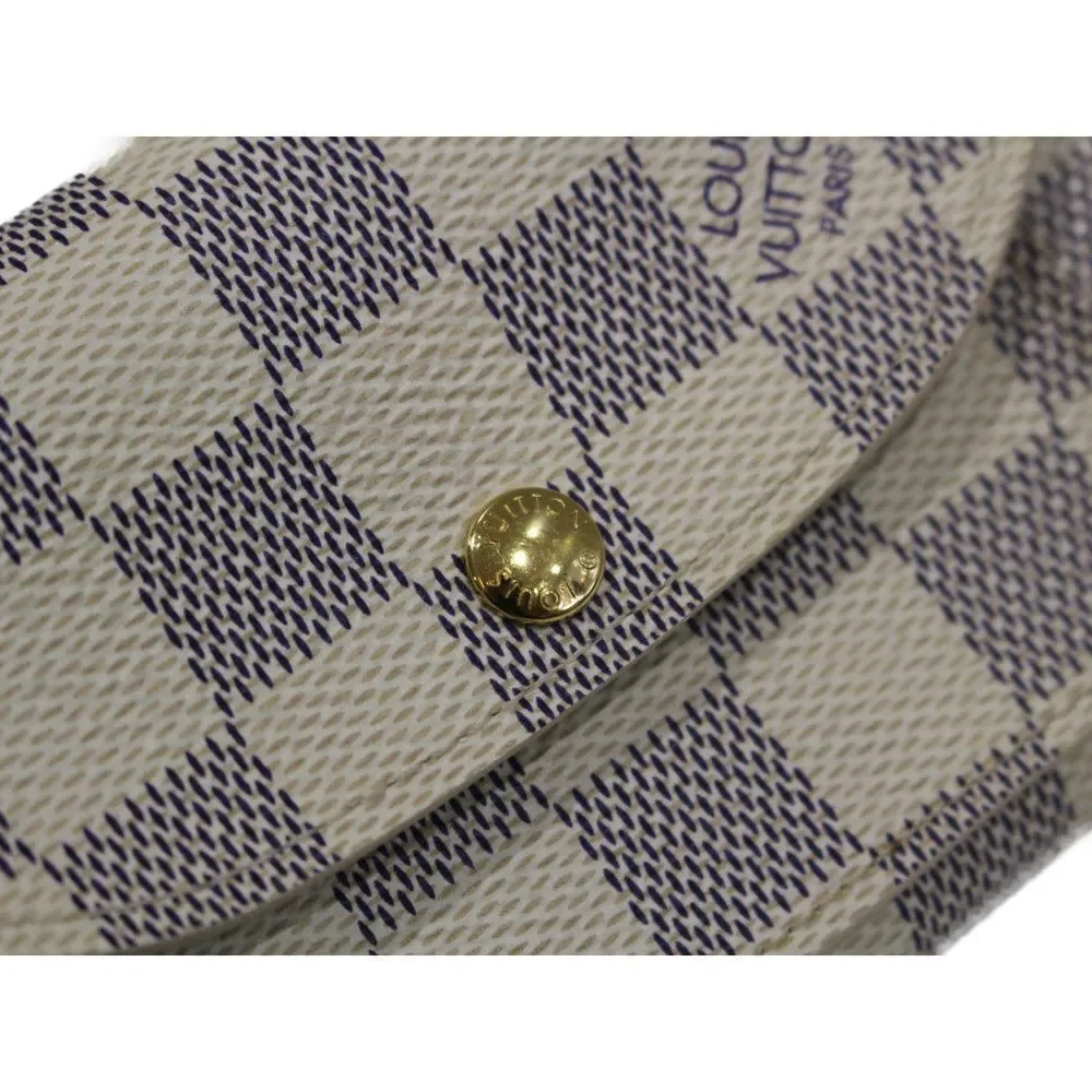 Louis Vuitton Nylon Pochette Solo Pouch Belt Bag Damier Azur - Picture 9 of 9